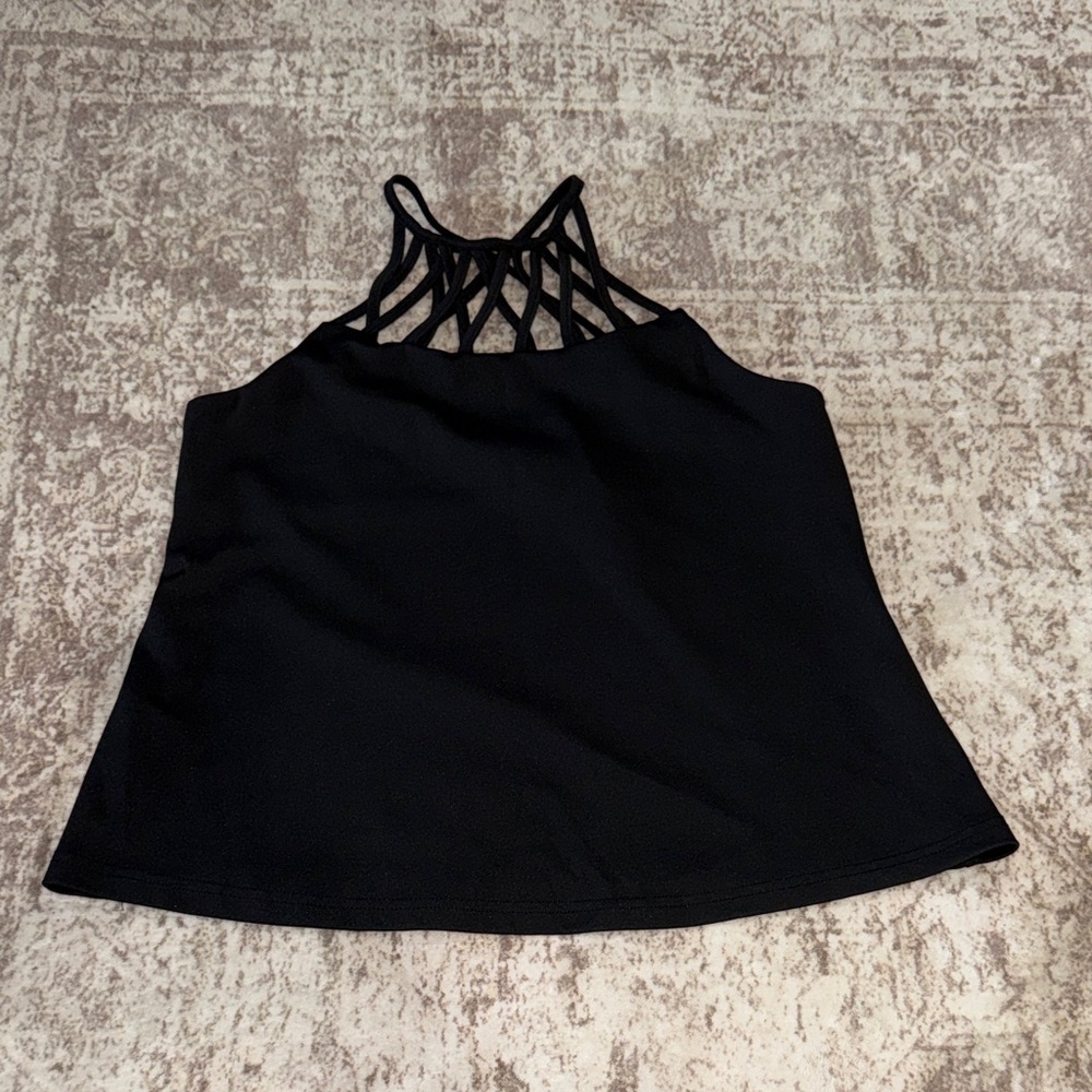 Black Women's Strappy Top